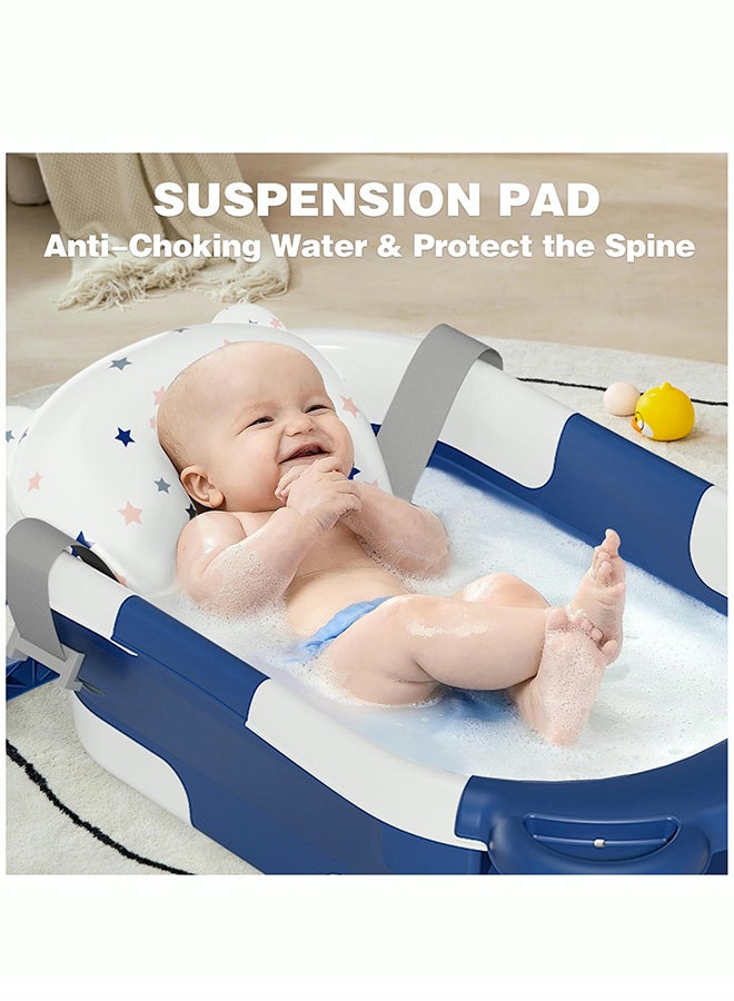 طوي حوض استحمام الطفل ، مثالية المحمولة حوض استحمام للأطفال حديثي الولادة السفر لمدة 0-36 شهرا - Image 5